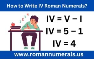 How to Write IV Roman Numerals?